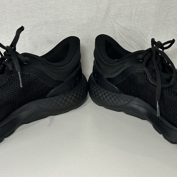 Under Armour Charged Escape 4 Black Black Mens Size 11.5 4E Running Shoe Sneaker - Picture 3 of 8